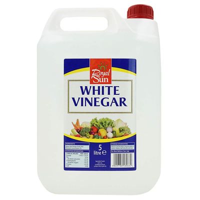 Royal Sun White Distilled Vinegar 5L Perfect for Cooking, Pickling, Cleaning & Household Use Premium Quality with 5% Acidity for Versatile Applications