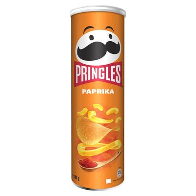 Pringles Paprika Crisps 185 g (Packaging May Vary)
