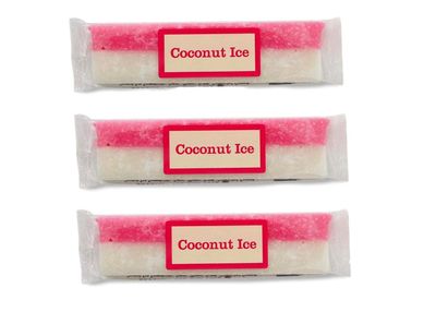 Coconut Ice Bars x 3 Bars x 130g by RNR