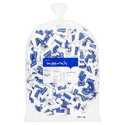 Lichfields Wrapped Mint Imperials Sweets - 2 x 2kg