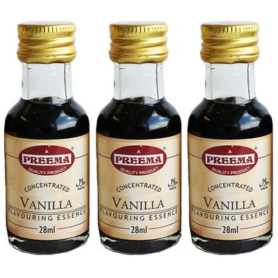 3 x 28ml Vanilla Essence Concentrated Flavouring