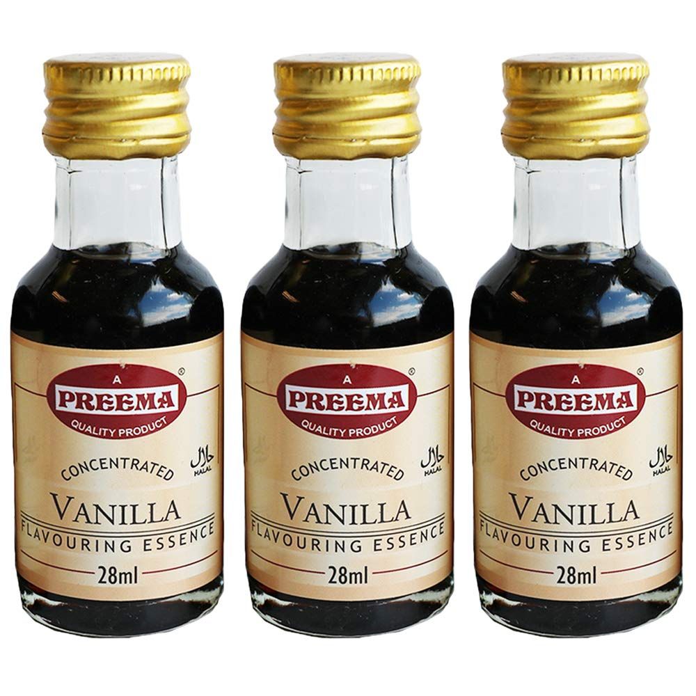 3 x 28ml Vanilla Essence Concentrated Flavouring