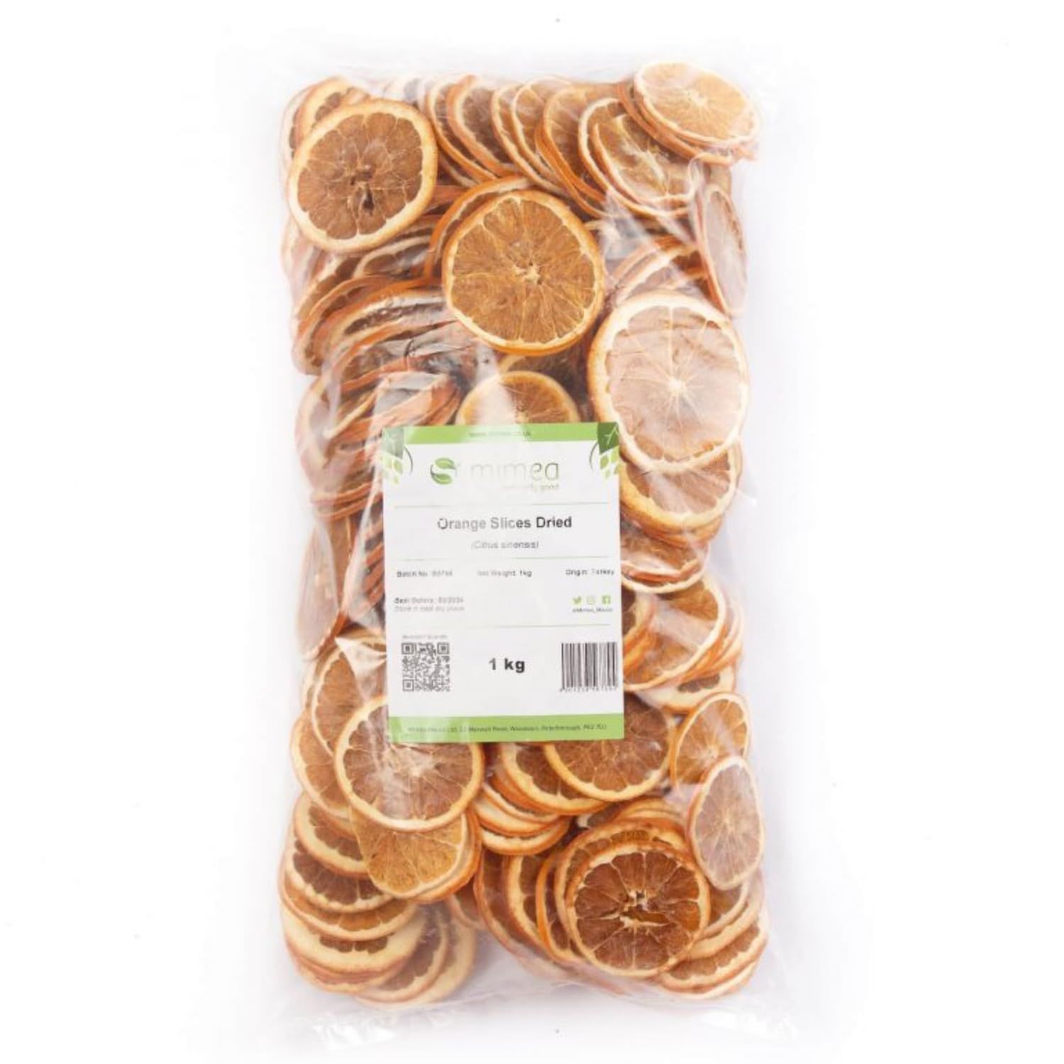 Mimea Orange Slices Whole 1kg Quality Ingredients Dried Fruit Cocktail Decoration Garnishes Baking Food Grade
