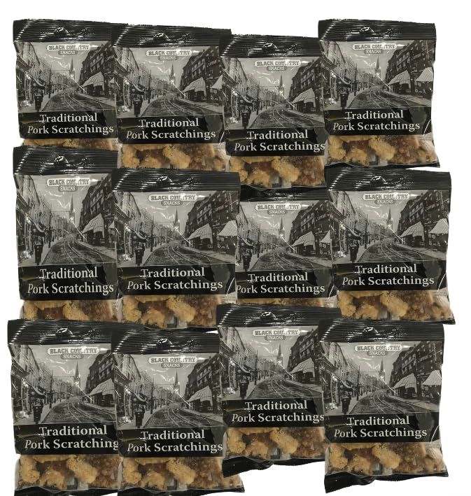 Black Country Snacks Pork Scratchings 70g x 12 MS Authentic Black Country (This is not a VATâ able Product. â No VAT On This Product)