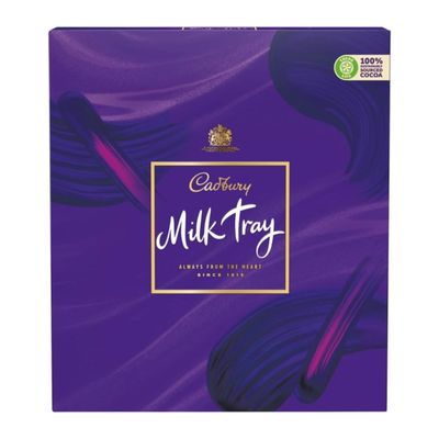 Cadbury Milk Tray Chocolate Box, Assorted Milk Chocolates Gift Set for Birthdays, Anniversaries &amp; Special Occasions, 360 g (Pack of 1)