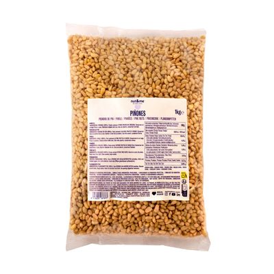 nut&amp;me Pine Nuts 1kg No shell Perfect for pesto Keto Gluten-free Vegan and vegetarian Source of fiber Low sugar content Ready to use
