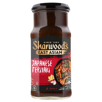 Sharwood's Japanese Teriyaki Sauce - Sweet &amp; Savoury Soy Blend With Ginger &amp; Garlic, 415 g Jar (Pack of 1)