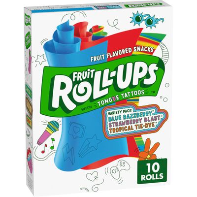Fruit Roll-ups Soft Candy Rolls (Strawberry, Blackberry &amp; Fruit Punch) 10 Rolls