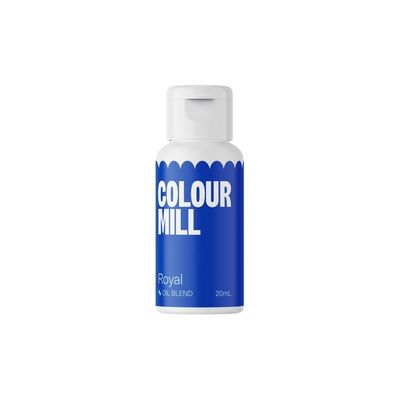 Colour Mill Royal Blue Next Generation Oil Based Food Colouring for Baking, Decorating, Icing and Cooking Food Dye DIY Slime and Crafts - 20 ml