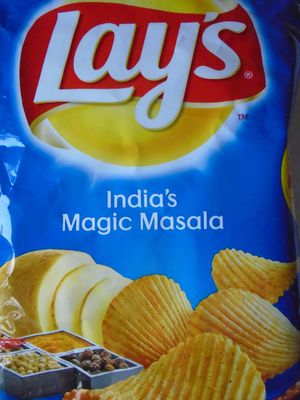 Lays Magic Masala Crisps 50g (Pack of 32)