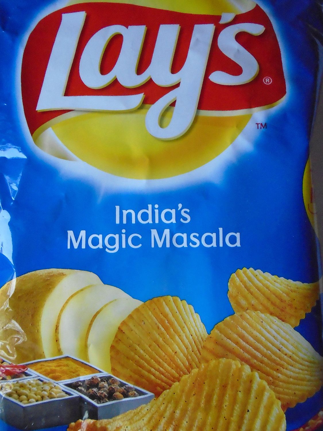 Lays Magic Masala Crisps 50g (Pack of 32)