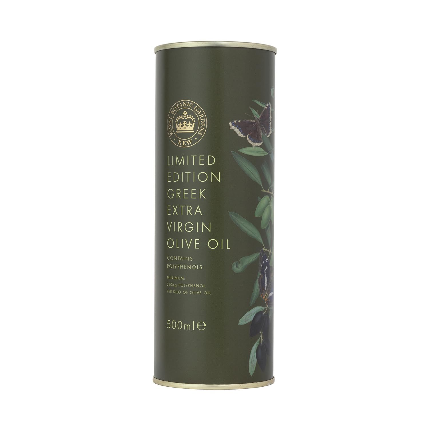 Odysea x Kew Gardens - High Polyphenol Greek Extra Virgin Olive Oil 500ml - Limited Edition - Early Harvest - Healthy - Antioxidant and Anti-inflammatory