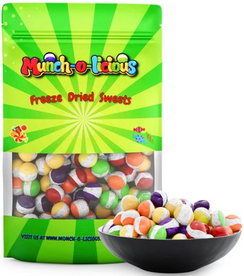 Munch-o-licious Freeze Dried Sweets 100g Vegan Halal Freeze Dried Candy American Sweets TikTok Gift Christmas