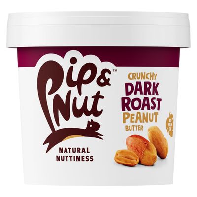 Pip &amp; Nut - Ultimate Crunchy Dark Roast Peanut Butter (1kg) Natural Nut Butter, No Palm Oil, No Added Sugar, Hi-Oleic Peanuts, High in Unsaturated Fats, Gluten Free, Vegan, Dairy Free