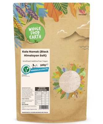 Whole Food Earth Kala Namak (Black Himalayan Salt) 500 g