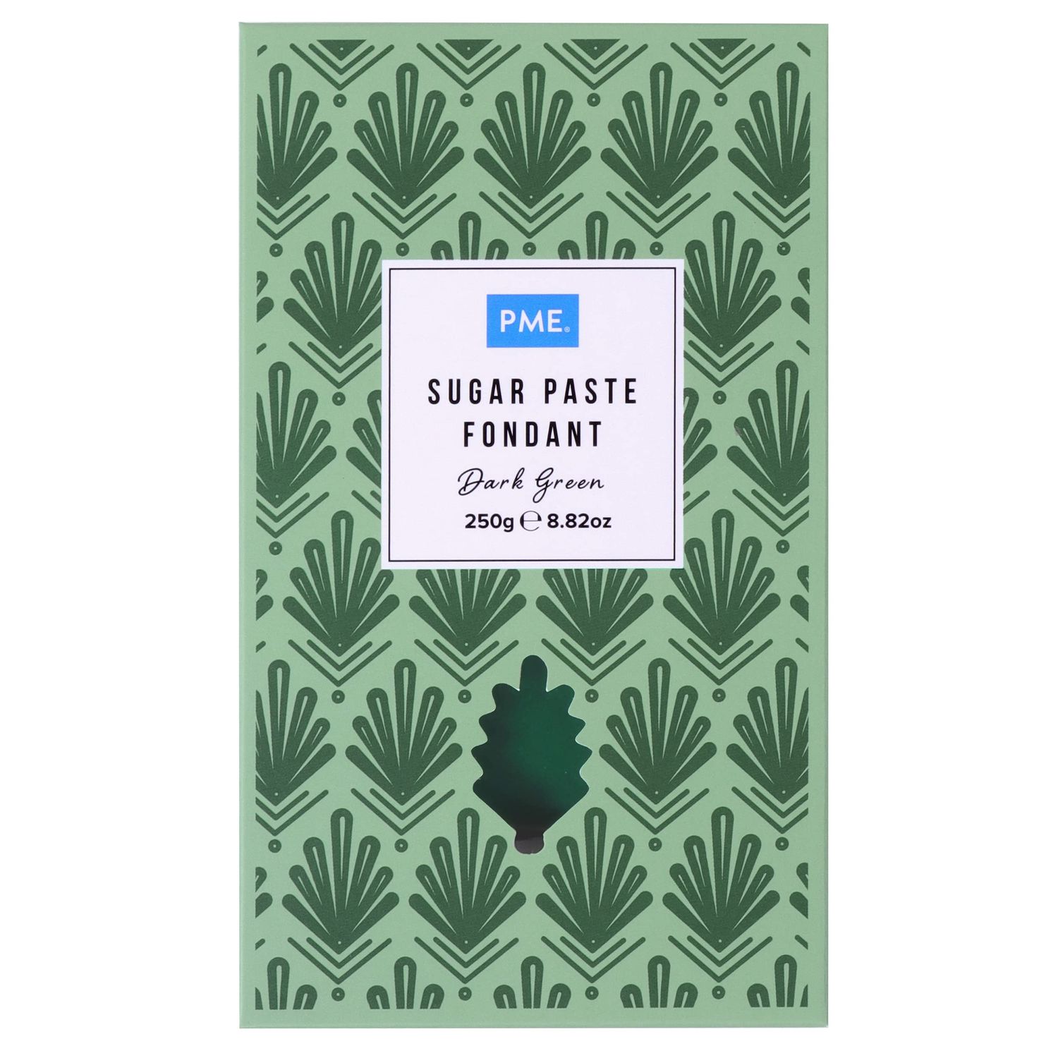 PME Sugar Paste Fondant - Dark Green 250g