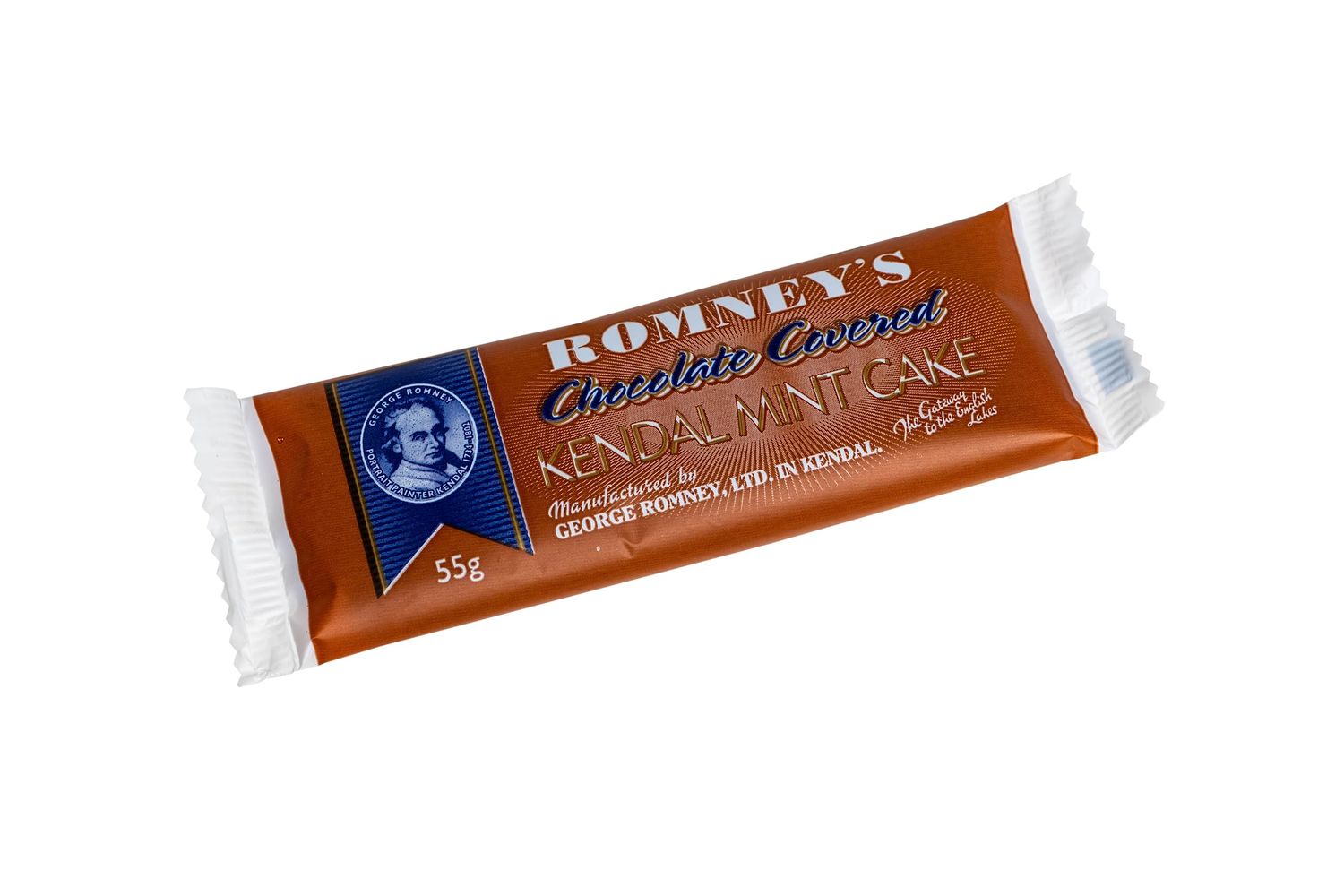 Romney's of Kendal Mint Cake - Chocolate Covered 55g Pack of 6