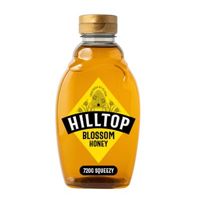 Hilltop Blossom Honey 720g Squeezy Bottle - Pure and Natural Honey Premium Quality and Tested for Authenticity Dairy Nut and Gluten Free Packaging May Vary,720 g (Pack of 1)