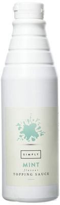 Simply Mint Topping Sauce, Dairy Free Ready to Use Dessert Sauce for Ice Cream, Waffles, Pancakes, Coffee &amp; Milkshakes (1 kg)