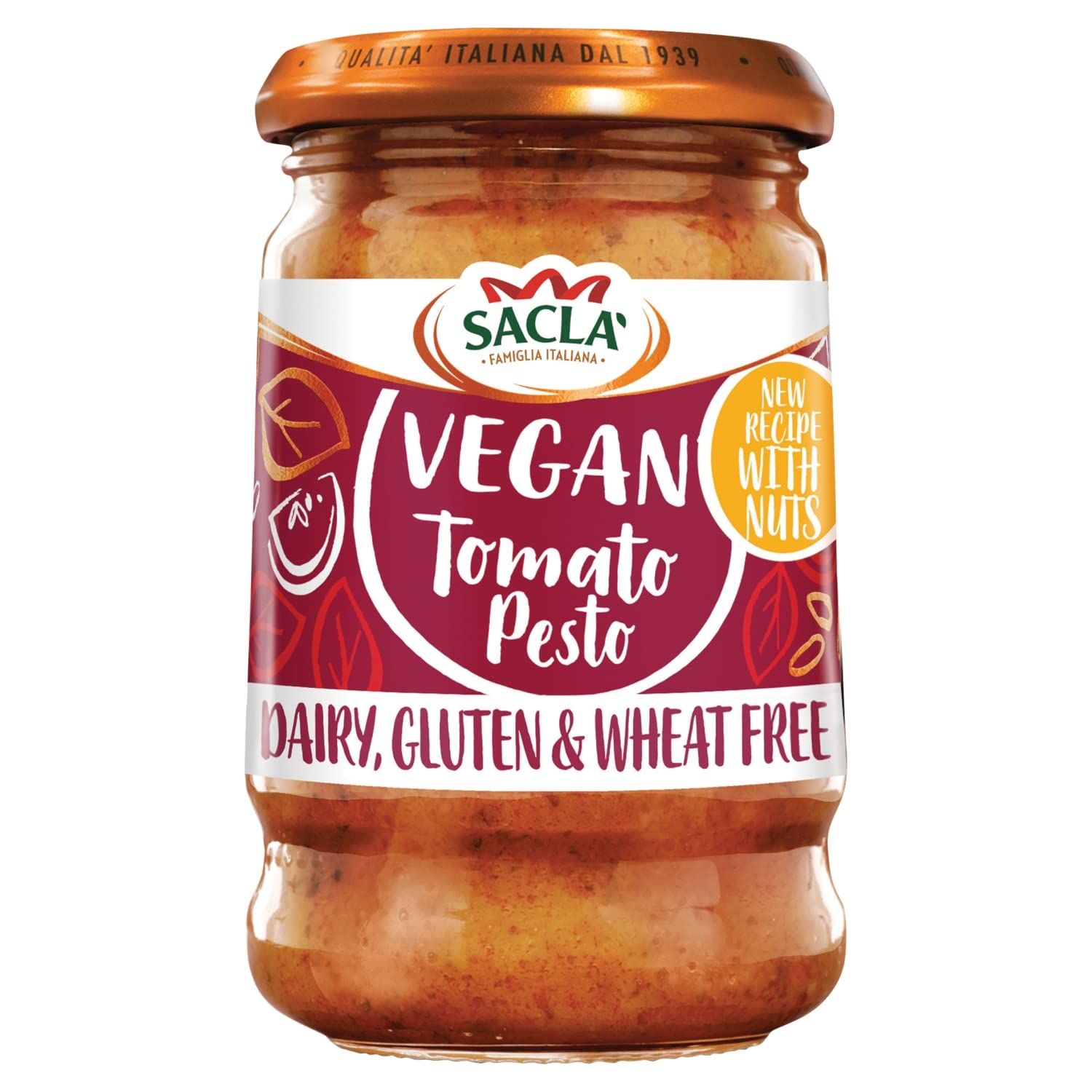 Sacla Free From Tomato Pesto, 190g