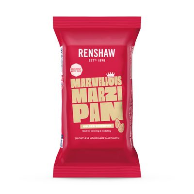 Renshaw Golden Marvellous Marzipan - Yellow, 500 g (Pack of 1)