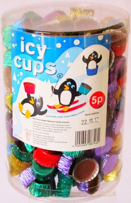 Hannah's Candy Chocolate ICY Cups (tub of 200)