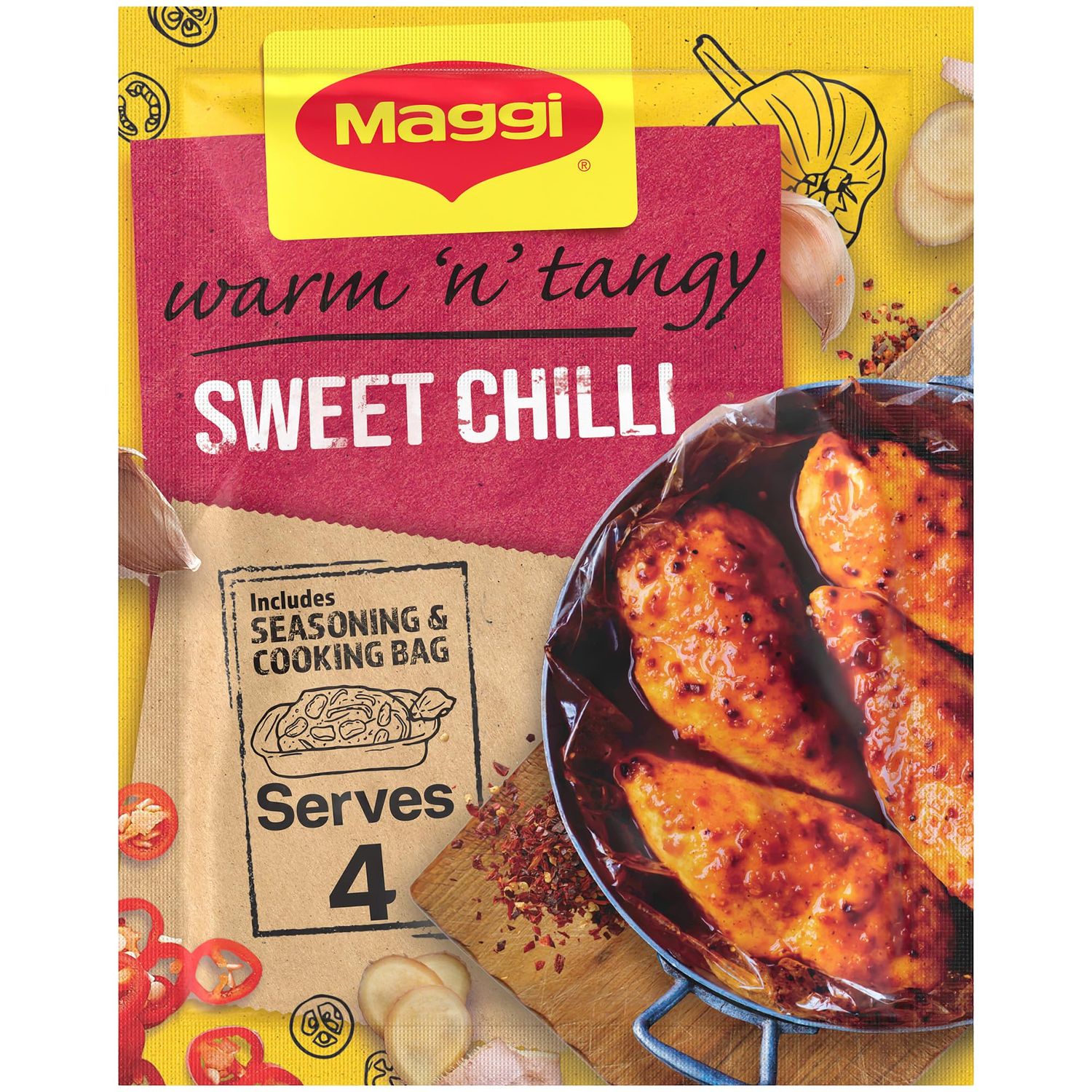 Maggi So Juicy Sweet Chilli Chicken Recipe Mix (41g sachet)