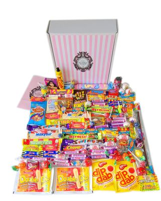 Bumbledukes Great British Sweets Selection Gift Box, Contemporary Candies, Retro Sweets &amp; Chocolate - Birthday, Easter Sweeties Present