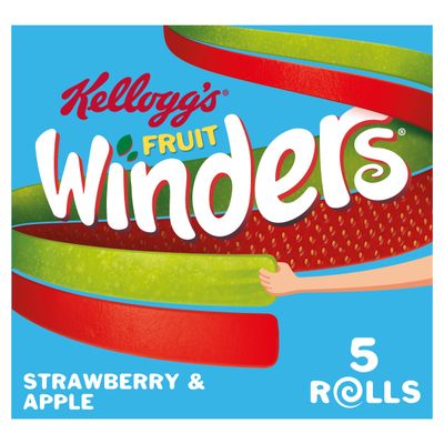 Kellogg's Fruit Winders Doubles Apple Strawberry, 5 x 17g