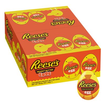Reese's Peanut Butter Filled Easter Crème Egg, 34g x 48