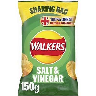 Walkers Salt &amp; Vinegar 150G