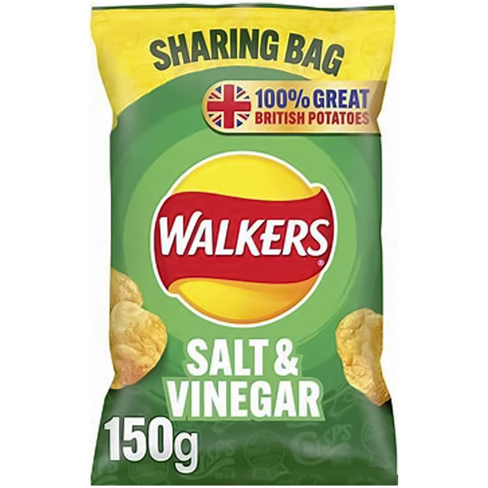 Walkers Salt &amp; Vinegar 150G