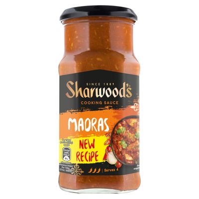 Sharwood's Madras Curry Sauce, 420 g Jar (Pack of 1)