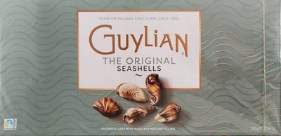 Guylian Seashells - Finest Belgian Chocolates with Hazelnut Praline one box of 500g
