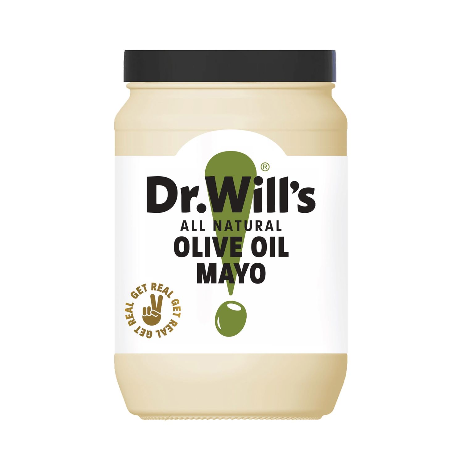 Dr. Will's Olive Oil Mayonnaise Keto Mayo with Pure Extra Virgin Olive Oil Free Range Egg Yolk Seed Oils and Sugar Free For Salad, Sandwiches and more Mayonnaise - 630g Glass Jar