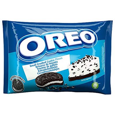 Oreo Cookies &amp; Cream Crushed Biscuit Crumb (With Vanilla Filling), 400g