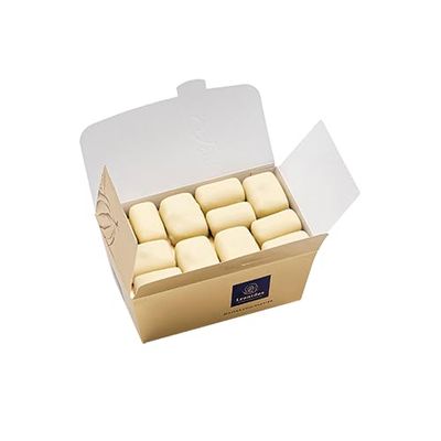 Leonidas Belgian Chocolates Manon Blanc &amp; Manon Cafe' Coffee Butter Cream with Praline Base, with and Without Hazelnut (500g 28 Piece Approx)