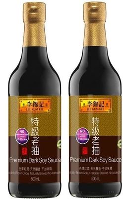 Lee Kum Kee Premium 500ml 2x Dark Soy Sauce Dark Cooking Soy Sauce 500ml