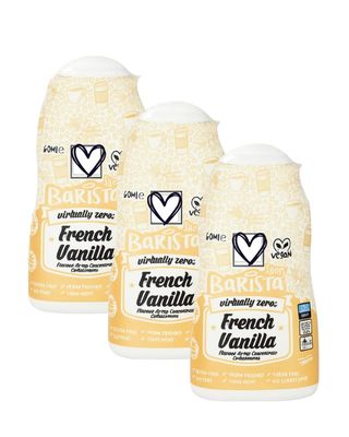 E-FICCI bundle - French Vanilla Syrup 3x 60ml Travel size) + E-FICCI thank you card