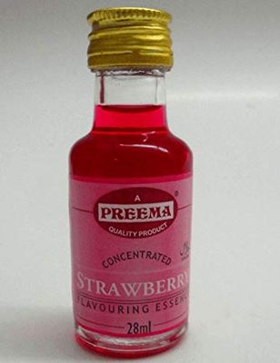 Preema Strawberry Flavouring Essence - 2x28ml (2 Pack)