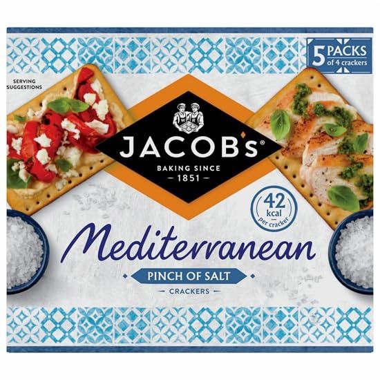 JACOB'S Savours Thins Sour Cream &amp; Chive Crackers 150g