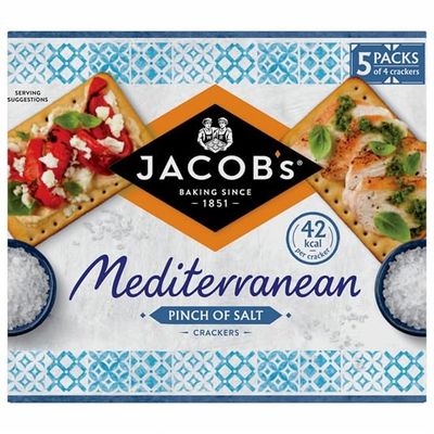 JACOB'S Savours Thins Sour Cream &amp; Chive Crackers 150g