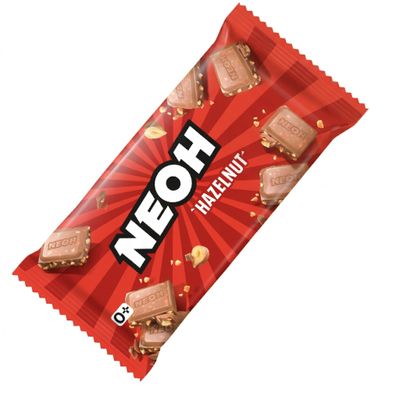 NEOH Low Carb Keto Hazelnut Chocolate The New Alternative to Traditional Sweets 1g Sugar, 106 kcal Per Serving, 1x55g