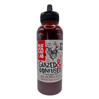 Angus & Oink Glazed & Confused BBQ Sauce Sticky, Smoky & Sweet Perfect for Pork, Ribs, Chicken & Burgers Grilling, Roasting & BBQ Cooking 350ml
