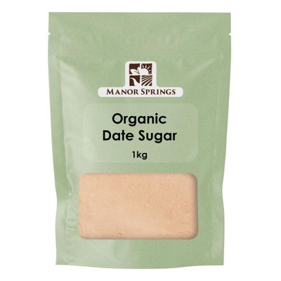 Organic Date Sugar 1kg by Manor Springs Organic