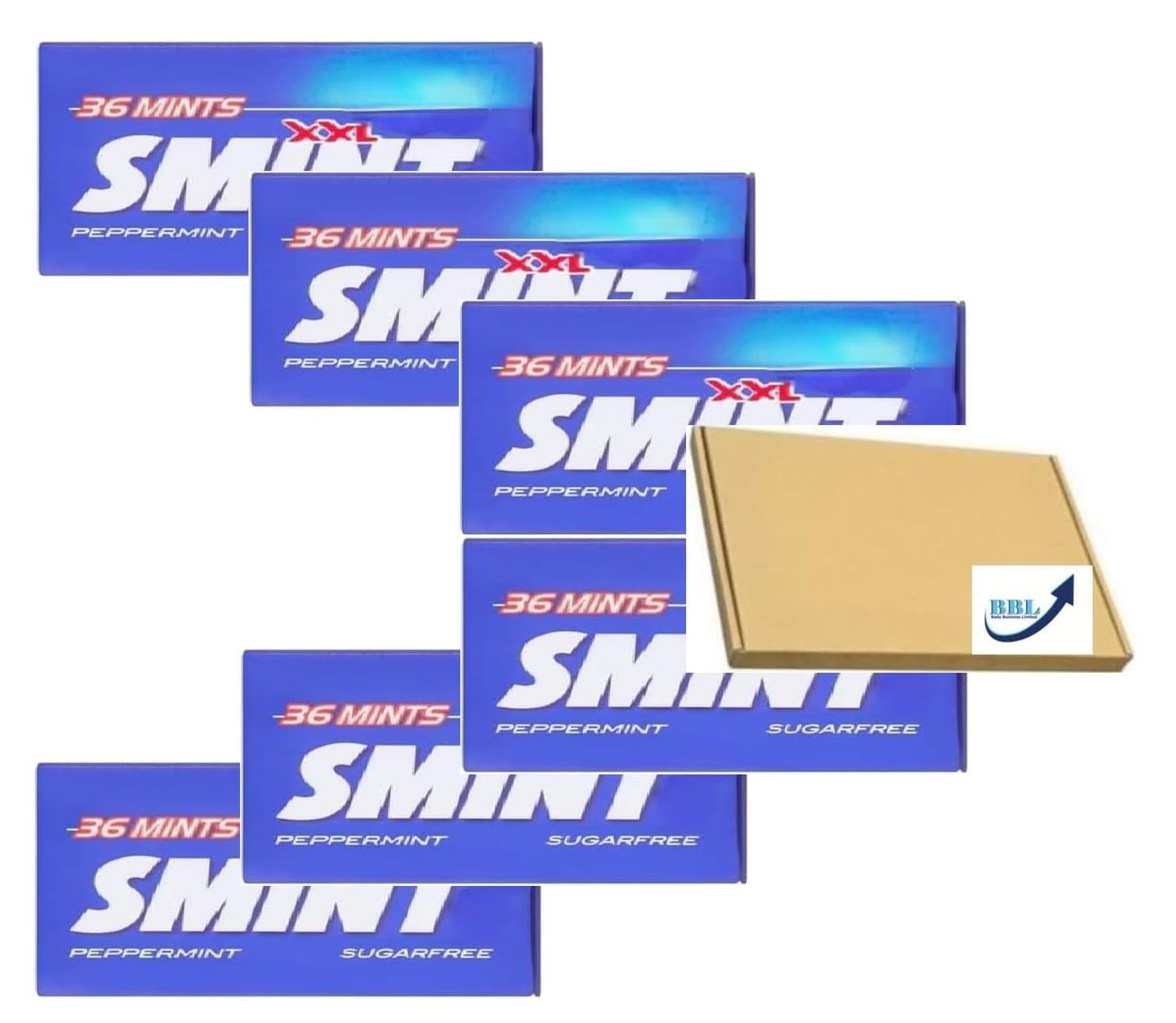 Smints Sugarfree XXL Peppermint Tins (Pack of 6)