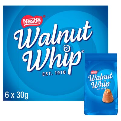 Nestlé Walnut Whip Chocolate Gift Box, 6 x 30g
