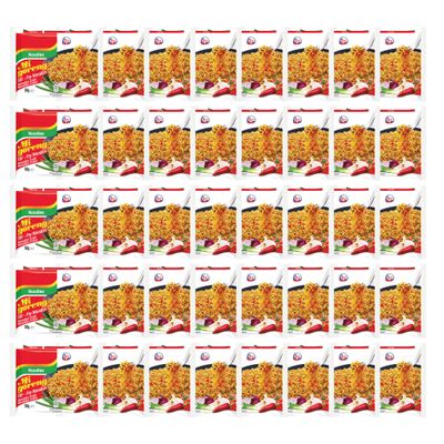 Mi Goreng Stir-Fry Noodles - Original Flavor, 80g (Pack of 40) Authentic Indonesian Instant Noodles Versatile Meal Option Ready in 3 Minutes