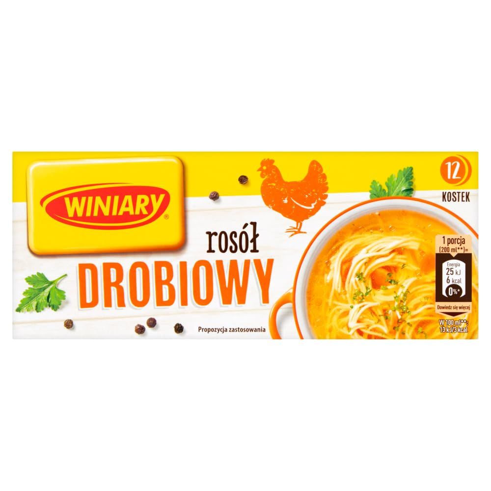 WINIARY Chicken Bouillon Cubes (12 x 10g cube multipack)