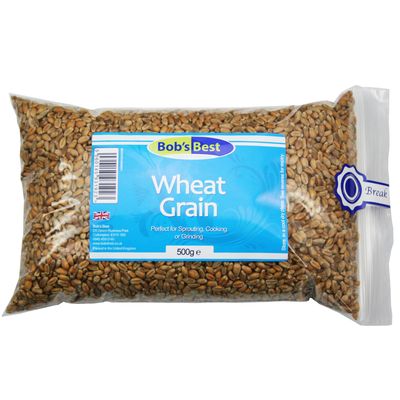 Bob's Best Whole Wheat Grain for Baking, Cooking, Sprouting &amp; Homemade Flour - 500g
